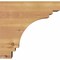 Ekena Millwork Pescadero Smooth Rafter Tail, Western Red Cedar, 5 1/2"W x 12"H x 12"L RFT06X12X12PEC00SWR - alternate 4